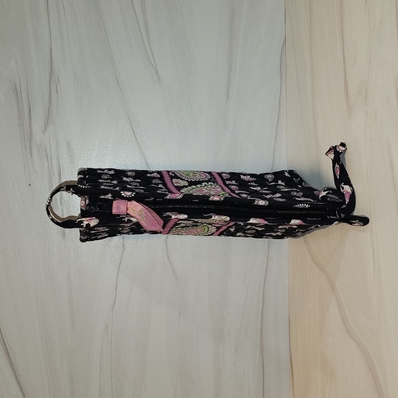 Vera Bradley Pink Elephant Medium Bow Cosmetic Bag - Picture 5 of 9